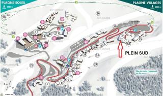 Résidence Le Plein Sud - 2 pièces 5/6 pers. PLAGNE VILLAGES - 008PS - LE PLEIN SUD - Wifi inclus MAE-1804 - 3
