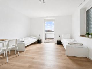 Modernes Apartment Nottuln 6 Betten Balkon - 0