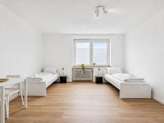 Modernes Apartment Nottuln 6 Betten Balkon - 9