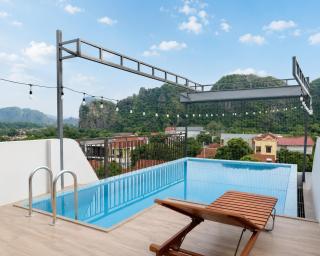 Hidden Green Hotel Tam Coc - Rooftop Pool With Mountain View - 9