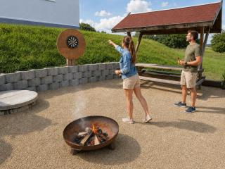 Ferienwohnung Ullrichshof Oberlausitz - Sauna Grillplatz Panoramablick - 5