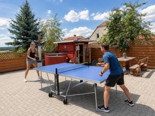 Ferienwohnung Ullrichshof Oberlausitz - Sauna Grillplatz Panoramablick - 2
