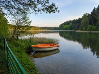 Domek na plaży, jezioro Rybno - Lipinki - 8