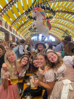 Beer Base-Camp Oktoberfest camping with free welcome beer and traditional dirndl-lederhosen shop - 0