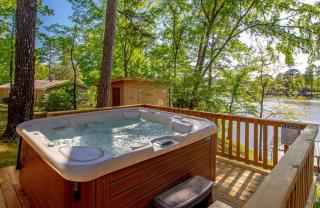 Lakefront House with Hot Tub Dock Game Room - 9