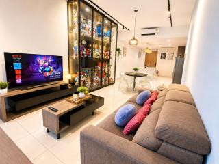 Midvalley Southkey Mosaic Bricktopia House JB Mosaic 2BR 8PAX - 8