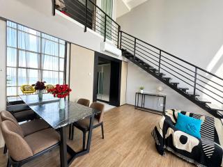 Full Seaview High Floor 2BR Duplex Loft Maritime Suites Penang 203A - 4