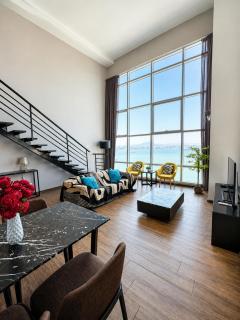 Full Seaview High Floor 2BR Duplex Loft Maritime Suites Penang 203A - 8