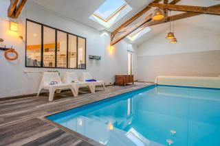 Villa Léonie ,5 chambres, 14 pers, piscine intérieure chauffée - 0