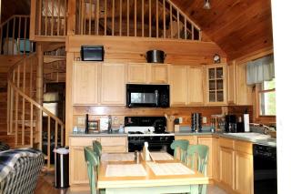 Beautiful Log Cabin Surrounded by Trees by Saltwater Tidal Cove for a Peaceful Getaway in Sullivan, Maine - 8