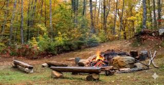 Scenic Off-Grid A-Frame with Private Fire Pit near White Mountain National Forest, Stoneham, Maine - 8