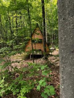 Scenic Off-Grid A-Frame with Private Fire Pit near White Mountain National Forest, Stoneham, Maine - 3