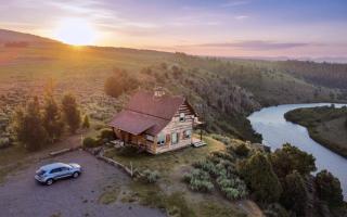 Serene Riverfront Retreat with Spectacular Mountain Views near Ashton, Idaho - 0