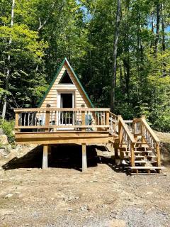 Rustic A-Frame with Off-Grid Forest Retreat near White Mountain National Forest, Stoneham, Maine - 0