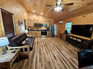 Rustic Cabin with Private Hot Tub & Fire Table in Murray, Kentucky - 8