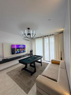 2 bedroom duplex with a private cinema room and a game area - 2