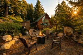 Raven Haven Lodge by NW Comfy Cabins - 0
