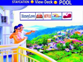 HoneyLove HideAway 1-Bedroom Suite in CITYLAND Condo with Living room, Kitchen, Balcony, Free Parking, POOL, Netflix - 9