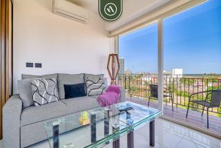 Equipped 1BR Condo with Private Balcony - Pool - 3