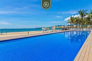 Oceanview 1 BR Condo with Private Beach - Pools - 2