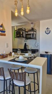 Flat Belo Mar - apto novo com varanda e vista mar - 8