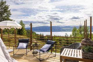 Telt 2: Nattskyen · Glamping · Mjøsa-utsikt · 30 min OSL - 6