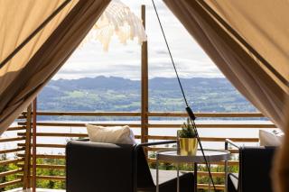 Telt 2: Nattskyen · Glamping · Mjøsa-utsikt · 30 min OSL - 0