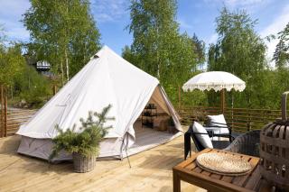 Telt 2: Nattskyen · Glamping · Mjøsa-utsikt · 30 min OSL - 7