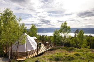 Telt 2: Nattskyen · Glamping · Mjøsa-utsikt · 30 min OSL - 5