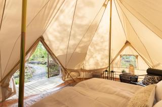 Telt 1: Himmelsengen · Luksus glamping · 30 min OSL - 9