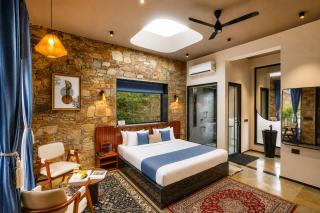 ELIVAAS Signature Hathnoda Bagh Cottage within a Mini Resort with Open Shower, Shared Pool, Restaurant, Sit Out & Garden - 0