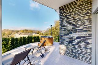 Heated pool & wood-fired hot tub valley view Ardennes - Ferrières - 8
