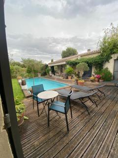 chambre indépendante au bord de la piscine - 5
