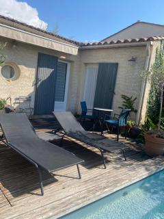 chambre indépendante au bord de la piscine - 4