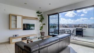 STJ006-Luxury St Julian's 3Bdr Penthouse Bbq Terrace - 5