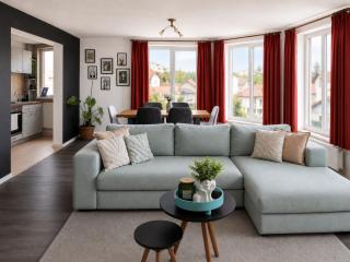Urban Haven - Spacious 4BR Apartment for Groups and Families with Free Parking and Self Check-in - 9