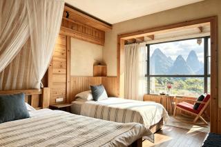 Yangshuo Shui Mo Ju courtyard-Yangshuo Raiway St'ation free pick up for two nights - 0