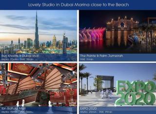 Studio in Dubai Marina by beach & Metro - Z313 - 3