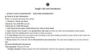 Jungle Cafe and Guesthouse - 2