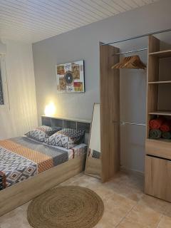 Appartement Cayenne Chic Design Élégant en Bois Tropical - 9