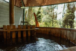 Cheerful Forest Cabin with Hot Tub! - 8