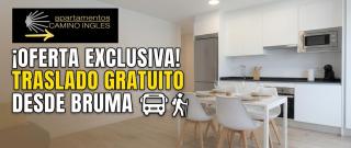 Apartamentos Camino Inglés II con transporte gratuito desde Bruma - Ordes - 9