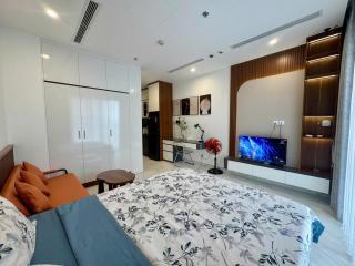 Căn Studio toà BE6 nội thất cao cấp view hồ bơi - 0