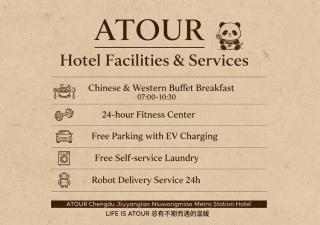Atour Hotel Jiuyanqiao Niwangmiao Metro Chengdu - 9
