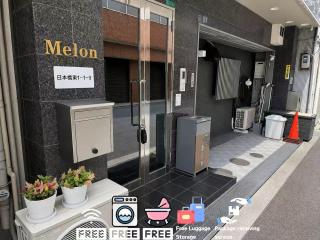 501 4名用 難波日本橋中心 黒門徒歩5 min 無料ランドリー Melon Home - 9