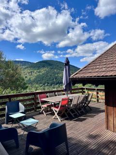 Chalet Caucalide avec cheminée, sauna, terrasse plein sud & jolie vue montagne - 8