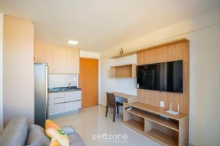Studio c/ varanda e vista a passos do Mar RGF0410 - 9