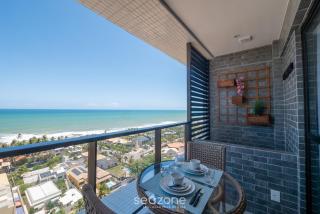 Studio c/ varanda e vista mar em Itapuã RGF1308 - 0