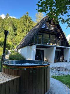 HAUS28 - A-Frame mit Whirlpool im Bayerischen Wald - 9