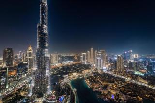 49th Floor 1BR with Burj Khalifa pool view - Dubaï - 6